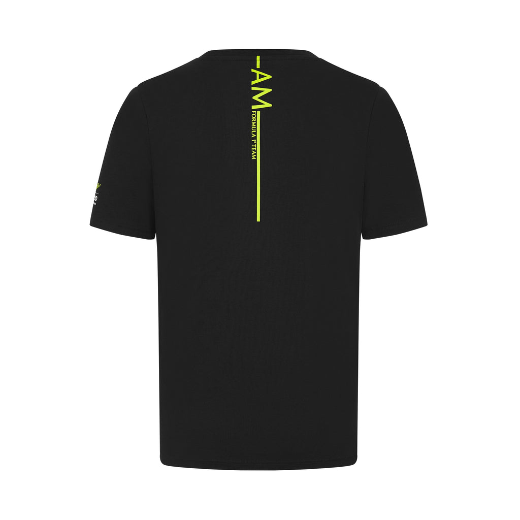 Aston Martin F1 Lifestyle Printed T-Shirt - Black T-shirts Aston Martin F1 