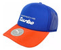 Porsche "Turbo" Puma Trucker Hat - Blue Hats Porsche 