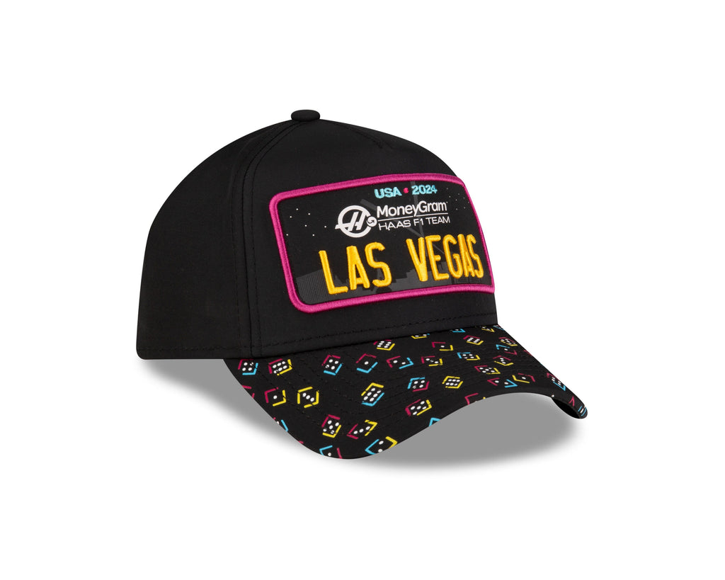 Haas Racing F1 Special Edition Las Vegas GP New Era E-Frame Hat - Black Hats Haas F1 Racing Team 