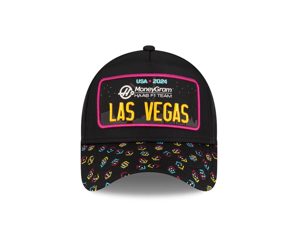 Haas Racing F1 Special Edition Las Vegas GP New Era E-Frame Hat - Black Hats Haas F1 Racing Team 