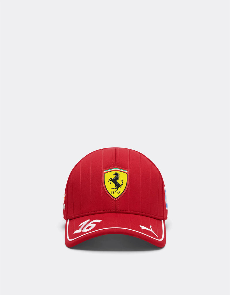 Scuderia Ferrari F1 2025 Charles Leclerc Team Driver Red Hat - Cherry Red Hats Scuderia Ferrari 