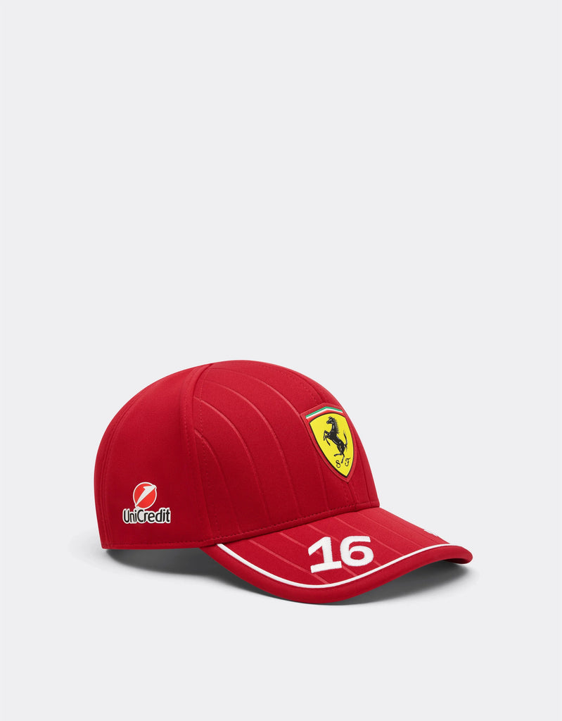 Scuderia Ferrari F1 2025 Charles Leclerc Team Driver Red Hat - Cherry Red Hats Scuderia Ferrari 