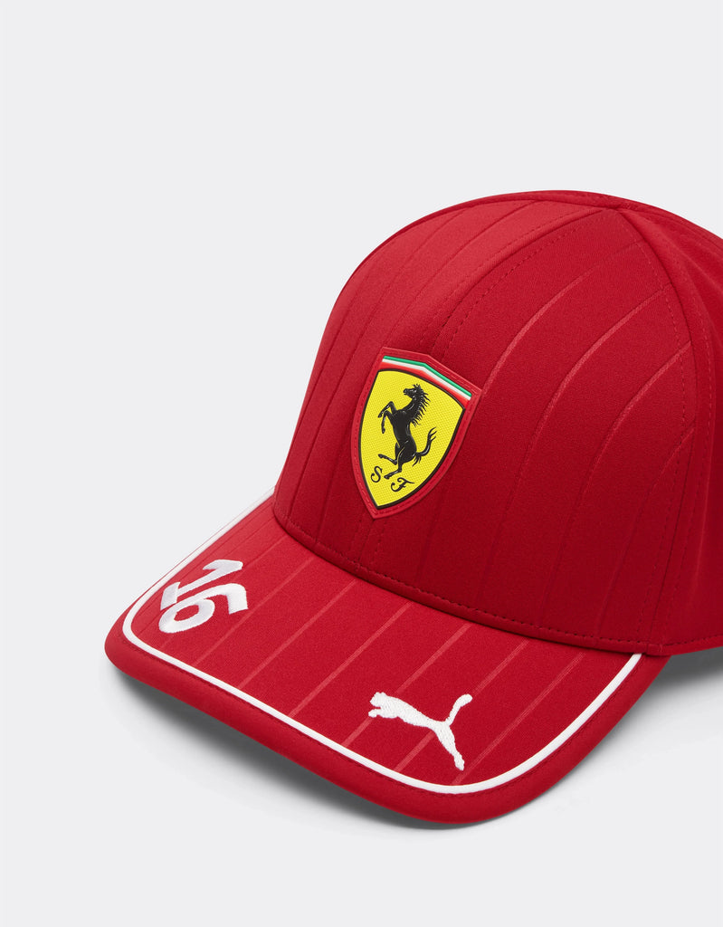 Scuderia Ferrari F1 2025 Charles Leclerc Team Driver Red Hat - Cherry Red Hats Scuderia Ferrari 