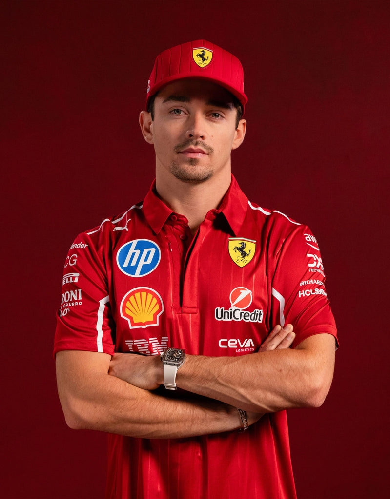 Scuderia Ferrari F1 2025 Charles Leclerc Team Driver Red Hat - Cherry Red Hats Scuderia Ferrari 