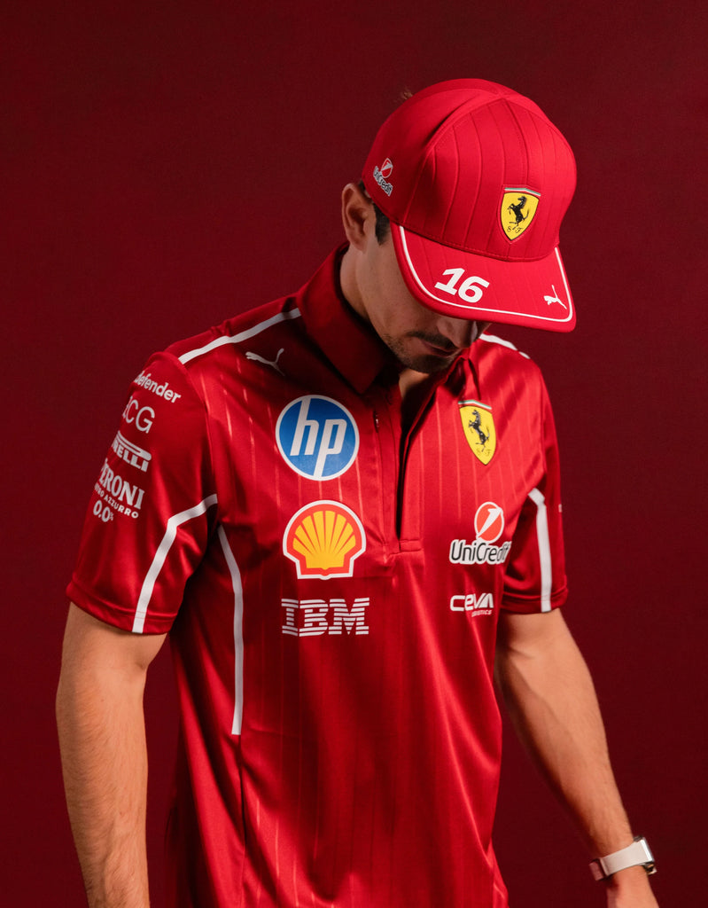 Scuderia Ferrari F1 2025 Charles Leclerc Team Driver Red Hat - Cherry Red Hats Scuderia Ferrari 