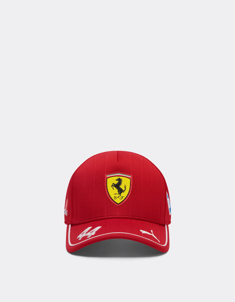 Scuderia Ferrari F1 2025 Lewis Hamilton Team Driver Red Hat - Cherry Red Hats Scuderia Ferrari 