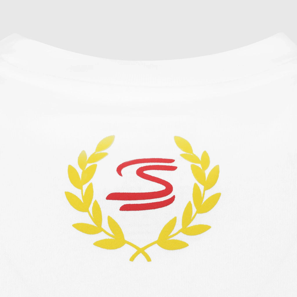 Ayrton Senna F1 Oversized Graphic T-Shirt - White T-shirts Ayrton Senna 