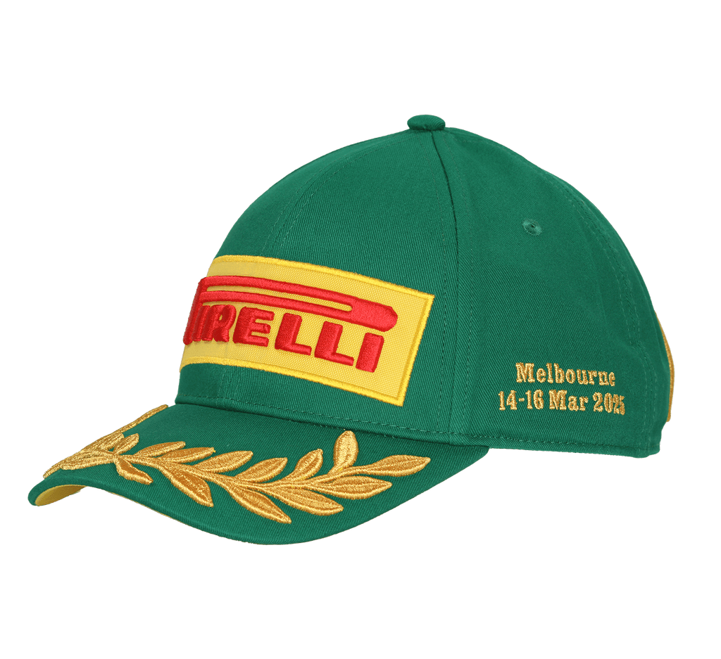 Pirelli Podium Special Edition Melbourne Australia GP 1st Place Hat - Green Hats Pirelli 