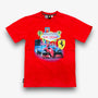 Scuderia Ferrari F1 Special Edition Red Las Vegas GP T-Shirt - by artist Joshua Vides T-shirts Scuderia Ferrari 