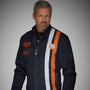 GrandPrix Originals Men's Roadmaster Cotton Jacket - Navy/Sand Jackets GrandPrix Originals USA S Navy 