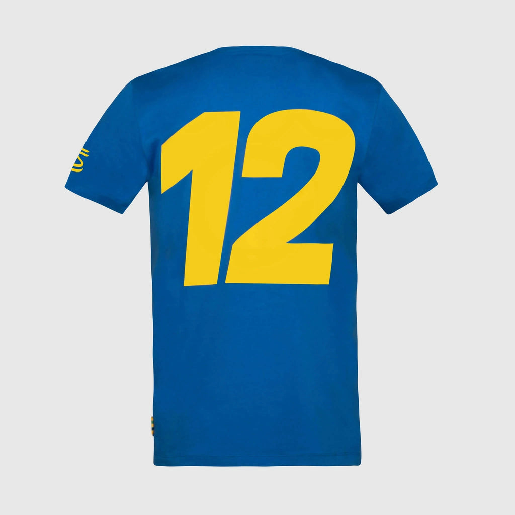 Ayrton Senna F1 Men's #Senna T-Shirt - Blue/Yellow/White T-shirts Ayrton Senna 