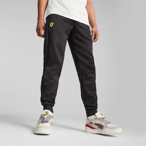 Scuderia Ferrari Puma Men's Race Iconic MT7 Motorsport Track Pants - Black Pants Scuderia Ferrari 