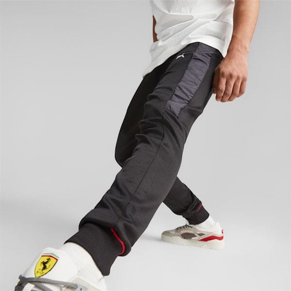 Scuderia Ferrari Puma Men's Race Iconic MT7 Motorsport Track Pants - Black Pants Scuderia Ferrari 