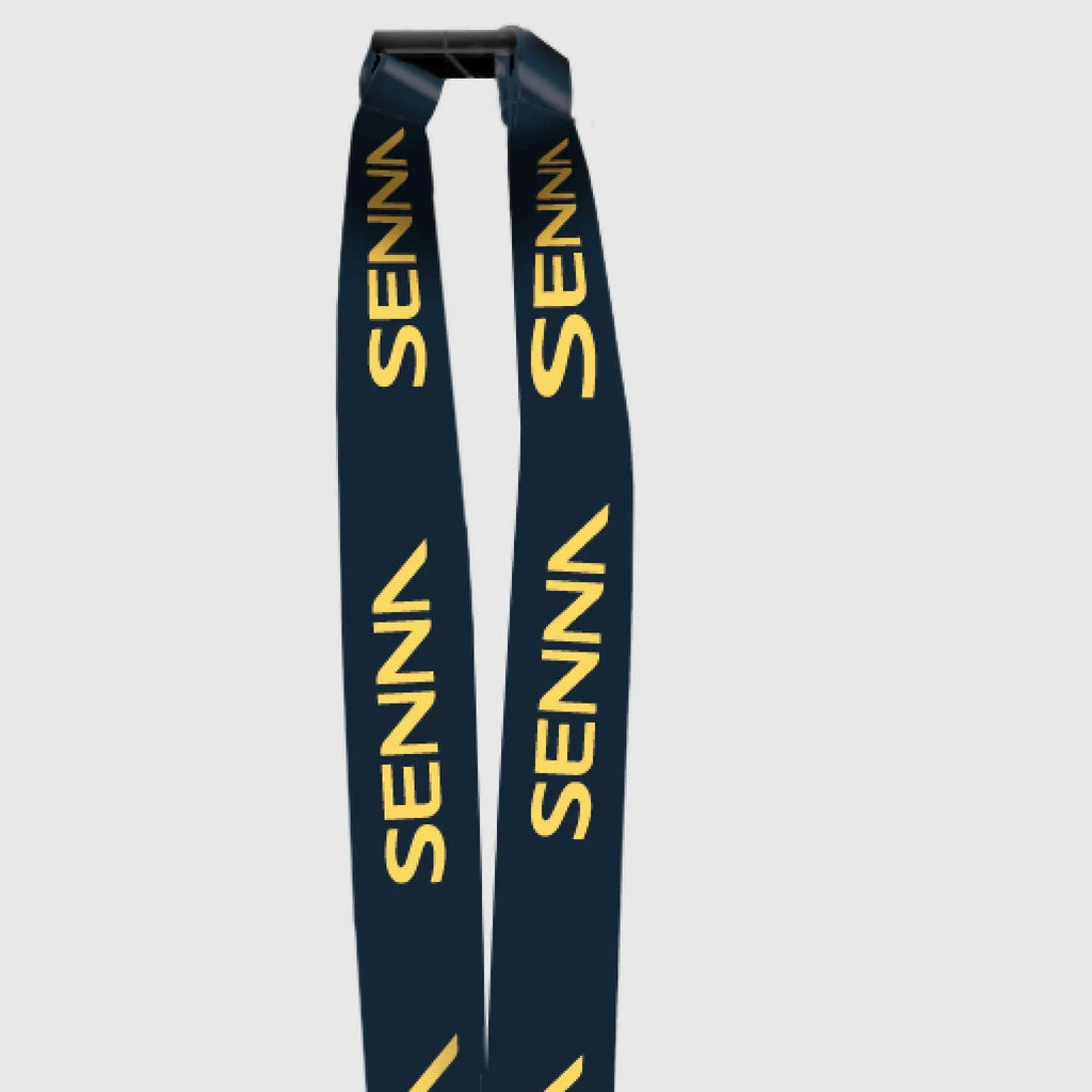 Ayrton Senna F1 Lanyard - Navy Lanyard Ayrton Senna 