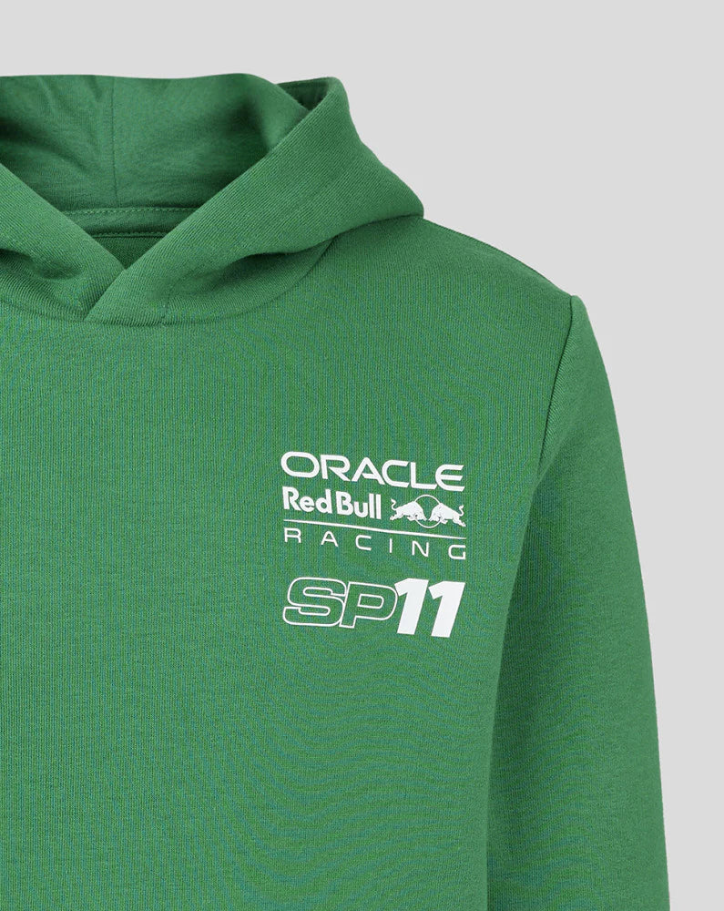 Red Bull Racing F1 Kids Sergio "Checo" Perez SP11 Hoodie - Youth Green Hoodies Red Bull Racing 