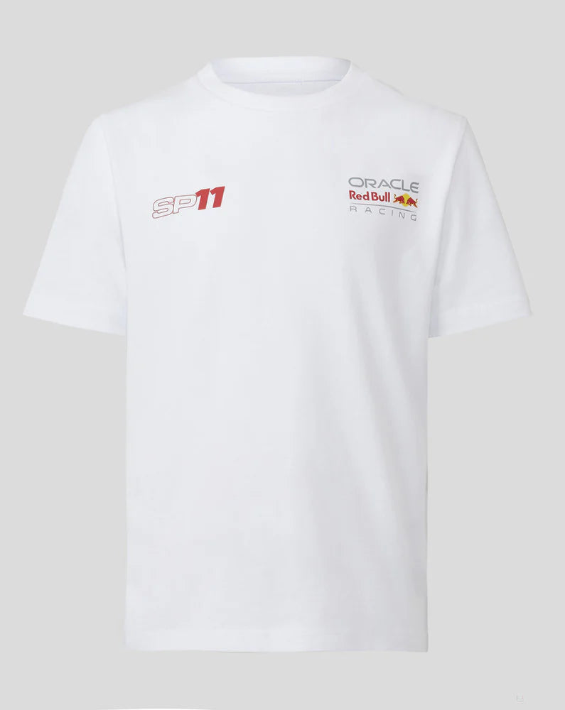 Red Bull Racing F1 Kids Sergio "Checo" Perez T-Shirt - Youth White/Black T-shirts Red Bull Racing S White 