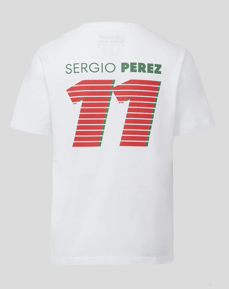 Red Bull Racing F1 Kids Sergio "Checo" Perez T-Shirt - Youth White/Black T-shirts Red Bull Racing 