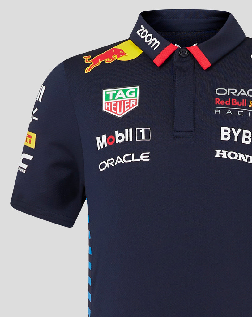 Red Bull Racing F1 Kid's 2024 Team Polo- Youth Navy Polos Red Bull Racing 