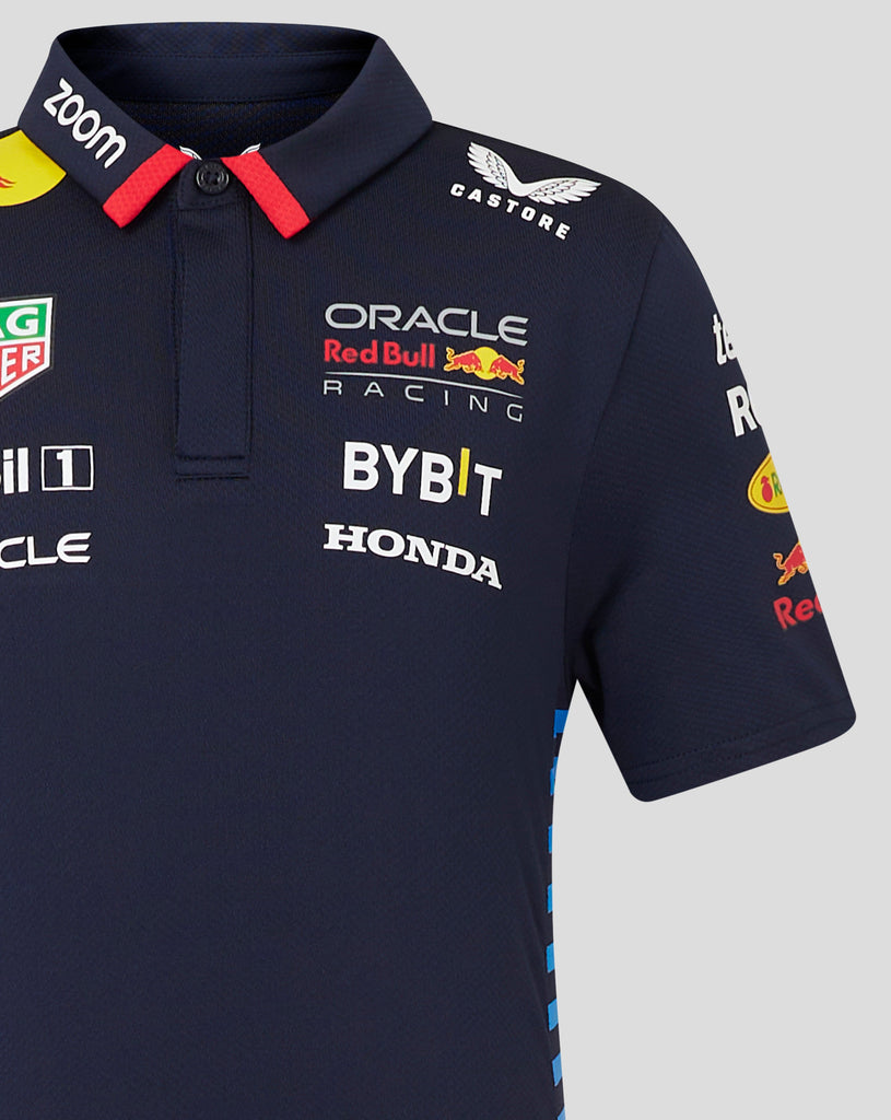 Red Bull Racing F1 Kid's 2024 Team Polo- Youth Navy Polos Red Bull Racing 