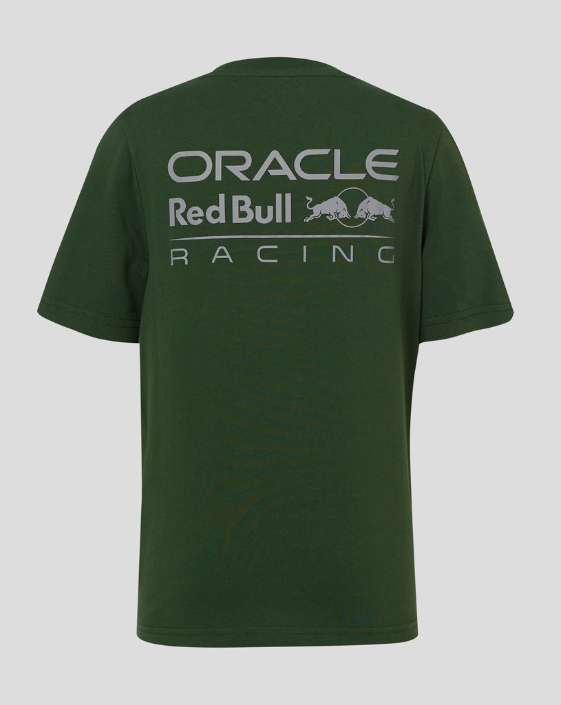 Red Bull Racing F1 Kids Sergio "Checo" Perez Reflective T-Shirt - Youth Green T-shirts Red Bull Racing 