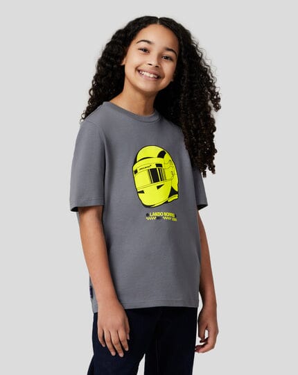 McLaren F1 Kids Lando Norris Special Edition Silverstone GP T-Shirt - Youth Poppy Seed T-shirts McLaren-Castore 