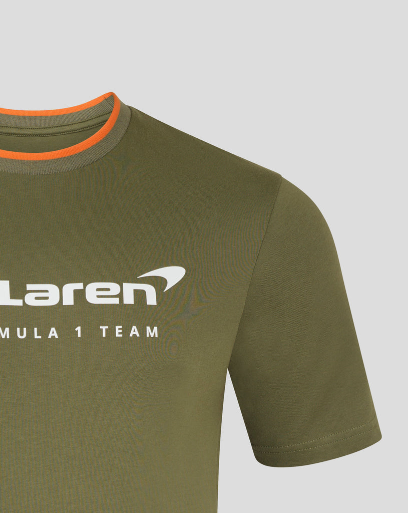 McLaren F1 Men's Core Essentials Logo T-Shirt - White/Black/Orange/Green/Pink T-shirts McLaren-Castore 