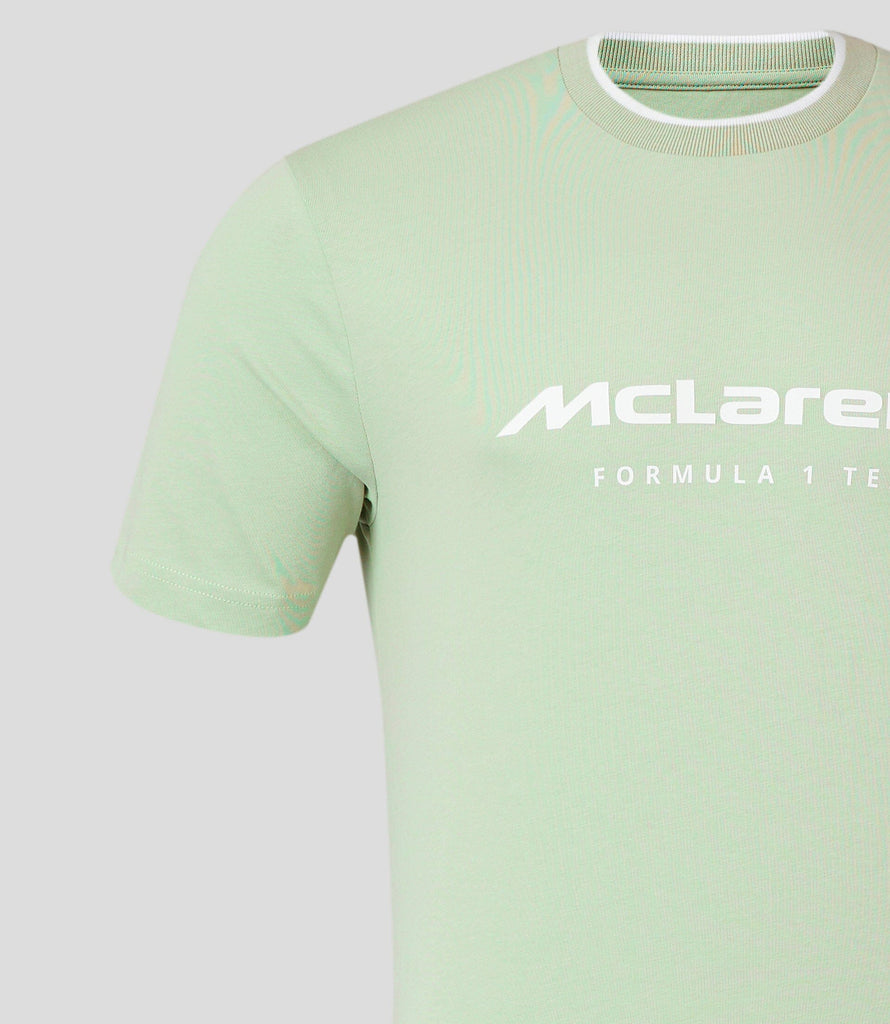 McLaren F1 Men's Core Essentials T-Shirt -Port Red/Smoke Green T-shirts McLaren-Castore 