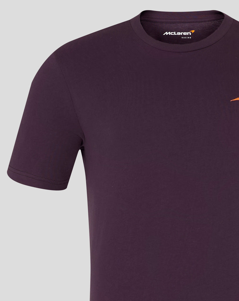 McLaren F1 Men's Born to Race T-Shirt - Papaya/Purple T-shirts McLaren-Castore 