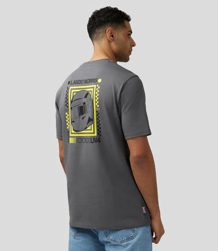 McLaren F1 Men's Lando Norris Special Edition Silverstone GP T-Shirt - Poppy Seed T-shirts McLaren-Castore 