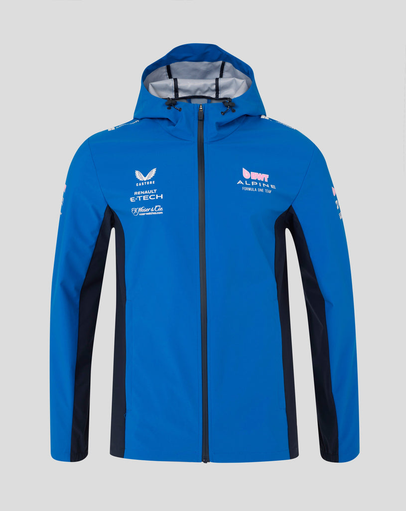 Alpine Racing F1 2025 Team Water Resistant Jacket - Lapis Blue Jackets Alpine 