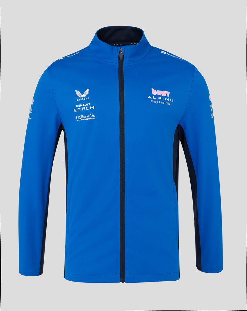 Alpine Racing F1 2025 Team Soft Shell Jacket - Lapis Blue Jackets Alpine 