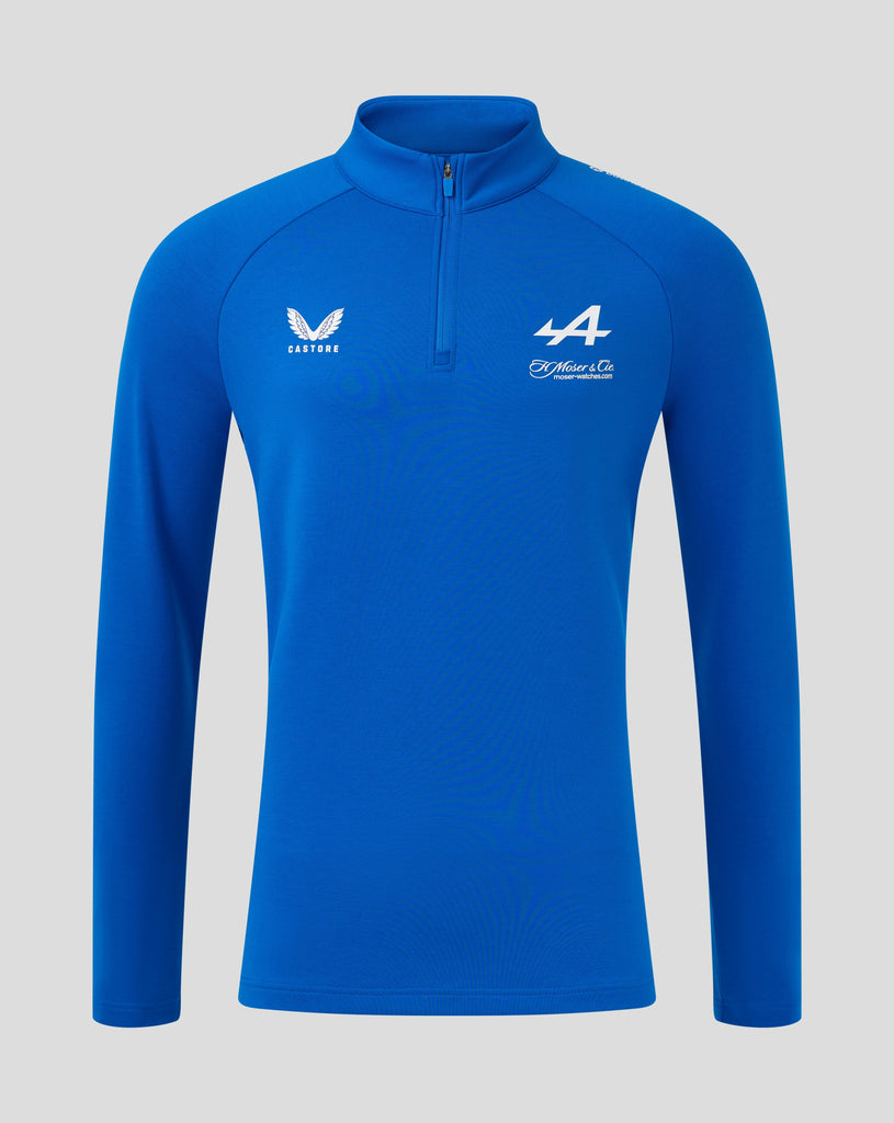 Alpine Racing F1 2025 Team 1/4 Zip Midlayer - Lapis Blue Jackets Alpine 