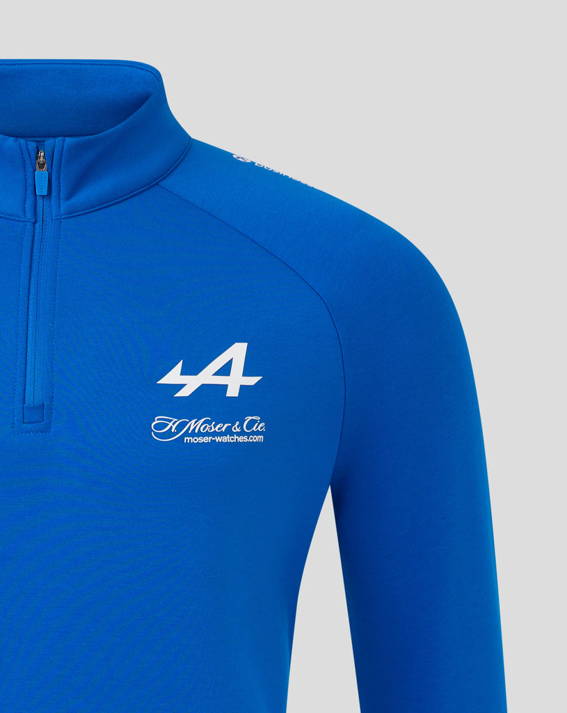 Alpine Racing F1 2025 Team 1/4 Zip Midlayer - Lapis Blue Jackets Alpine 