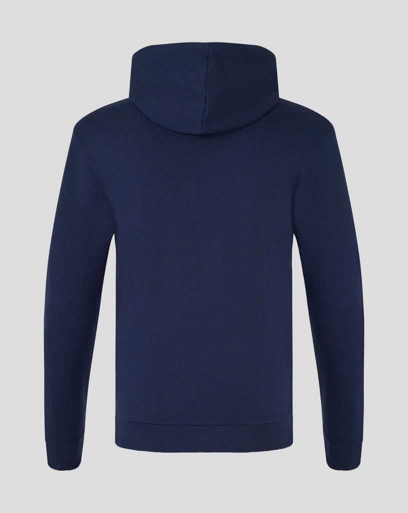 Alpine Racing F1 Core Essential Pullover Hoodie - Black Iris/Lapis Blue Hoodies Alpine 