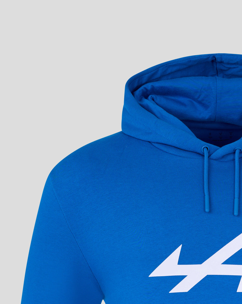 Alpine Racing F1 Core Essential Pullover Hoodie - Black Iris/Lapis Blue Hoodies Alpine 