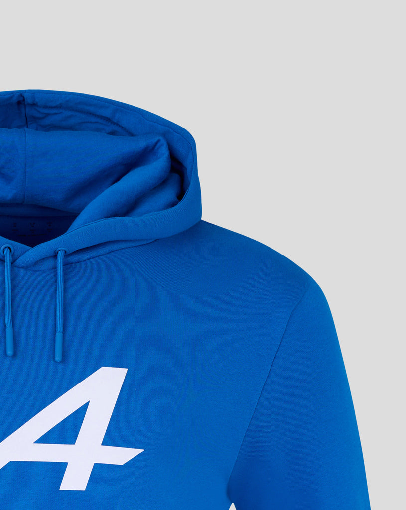 Alpine Racing F1 Core Essential Pullover Hoodie - Black Iris/Lapis Blue Hoodies Alpine 