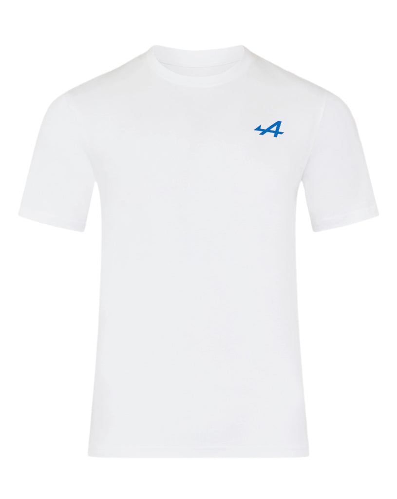 Alpine Racing F1 Graphic T-Shirt - Brilliant White T-shirts Alpine 