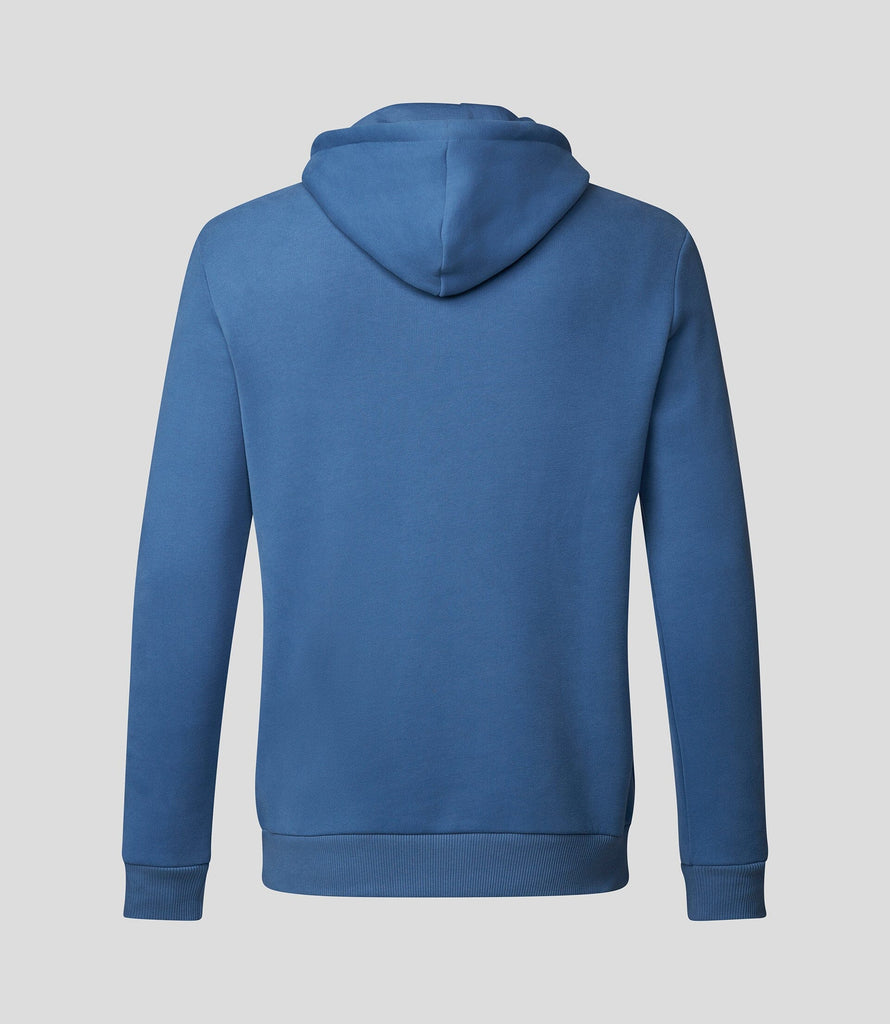 McLaren F1 Lando Norris Men's Core Essential Hoodie- Anthracite/Blue Hoodies McLaren-Castore 