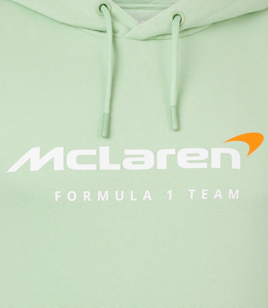 McLaren F1 Core Essentials Hoodie -Port Red/Smoke Green Hoodies McLaren-Castore 