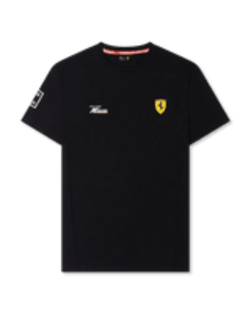 Scuderia Ferrari Hypercar Le Mans Men's Under T-Shirt - White/Black T-shirts Scuderia Ferrari Lemans S Black 