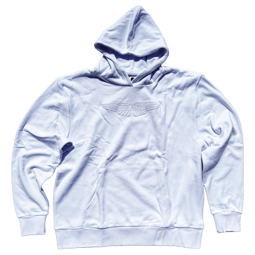 Aston Martin Aramco F1 Lance Stroll Hoodie - White Hoodies Aston Martin F1 