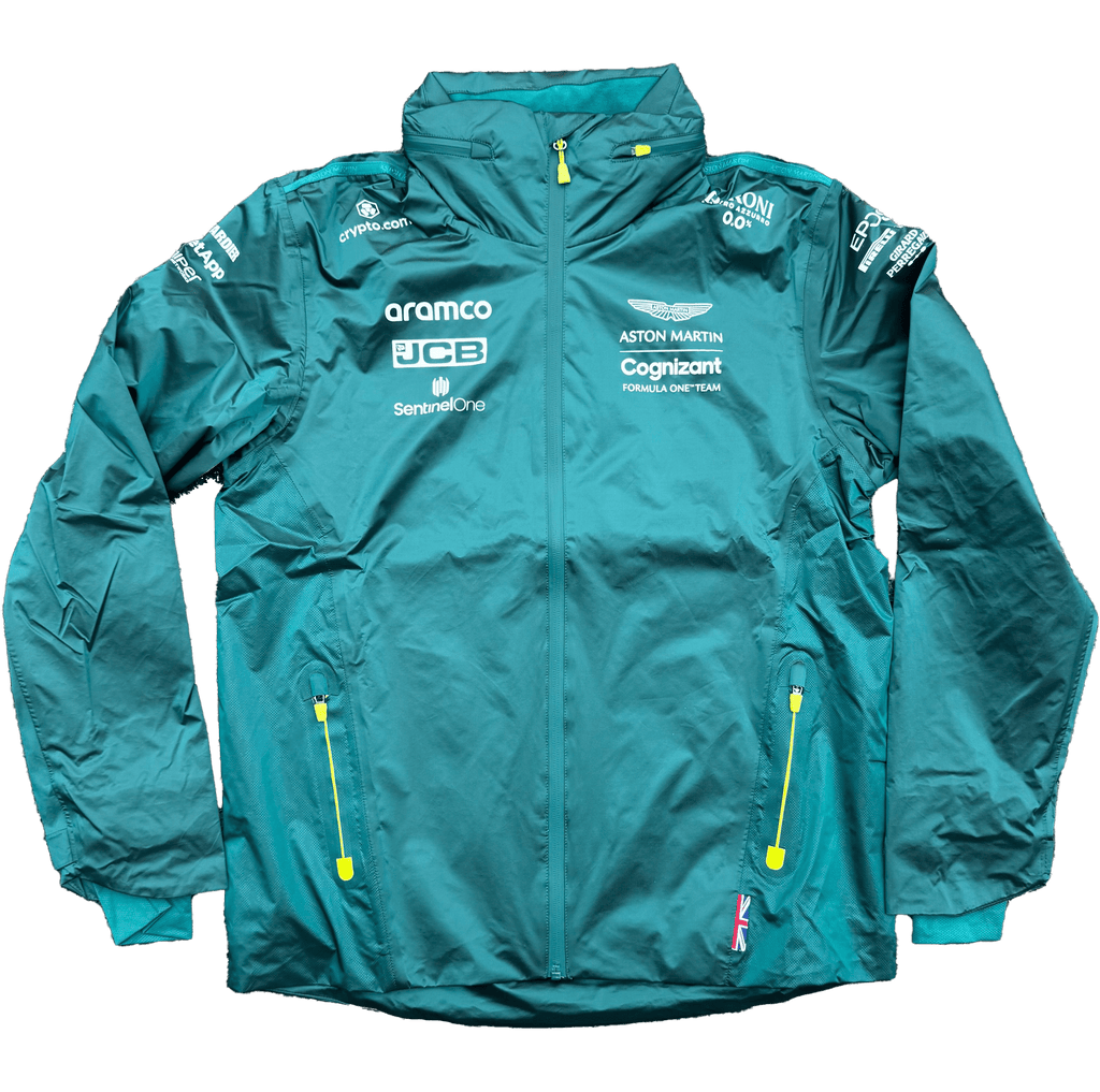 Aston Martin Aramco F1 Men's Team Jacket- Green Jackets Aston Martin F1 