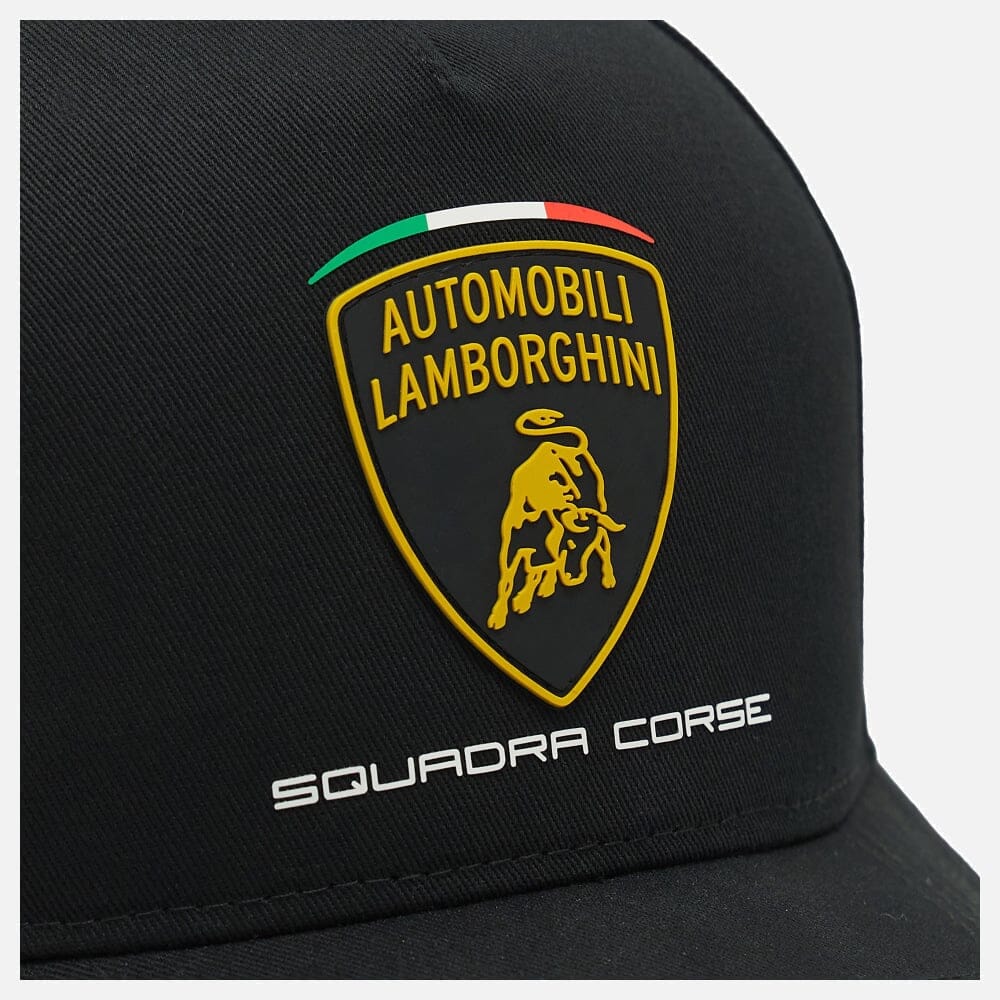 Automobili Lamborghini Squadra Corse Kids Team Hat - Youth Black Hats Automobili Lamborghini 