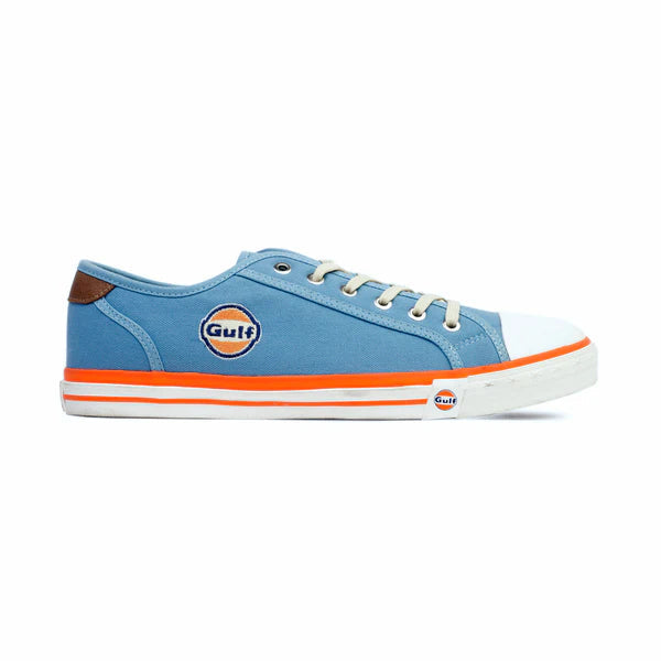 GrandPrix Originals Men's Gulf Low Top Canvas Sneakers - Gulf Blue Sneakers GrandPrix Originals USA 