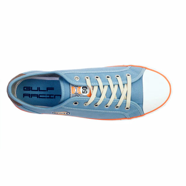 GrandPrix Originals Men's Gulf Low Top Canvas Sneakers - Gulf Blue Sneakers GrandPrix Originals USA 