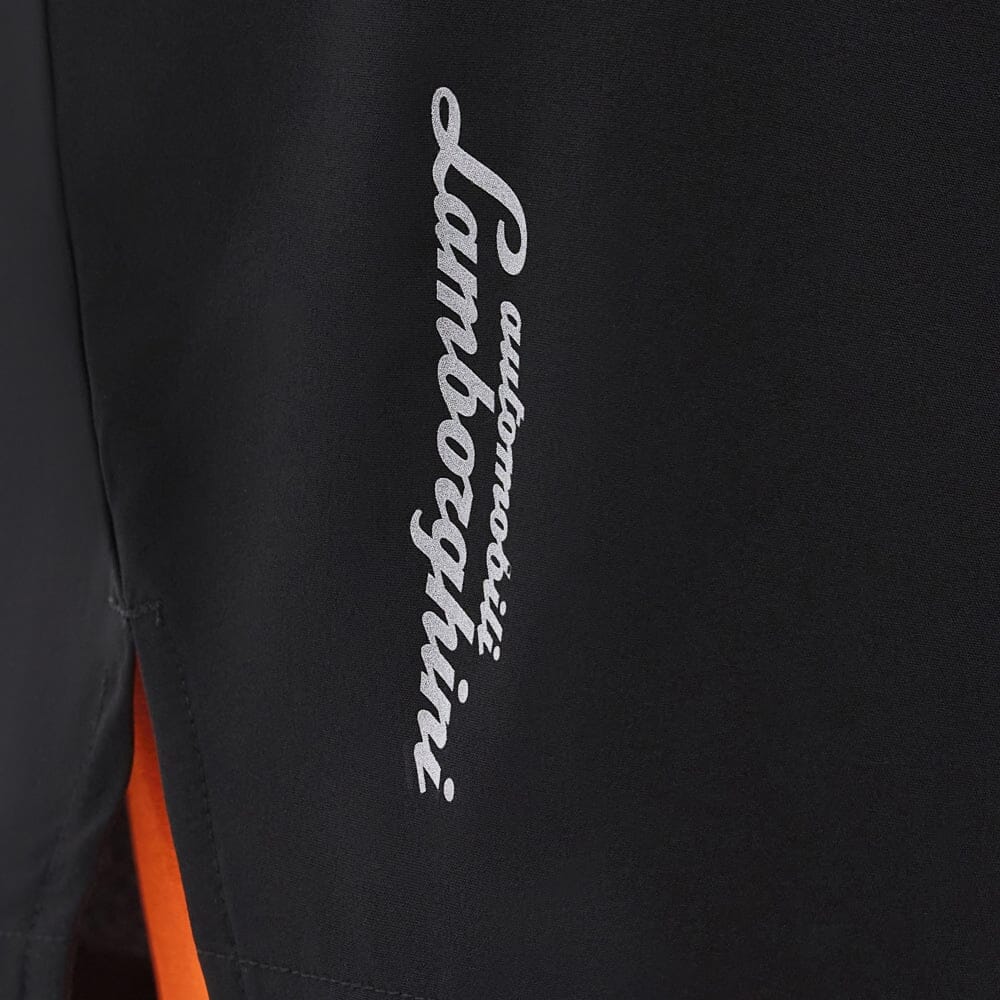 Automobili Lamborghini Men's Activewear Shorts - Black Shorts Automobili Lamborghini 