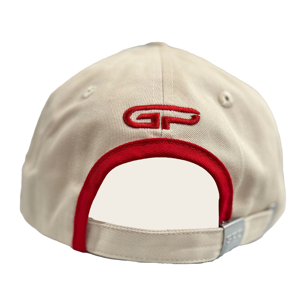 GrandPrix Originals Gulf Classic Baseball Hat - Gulf Blue/Beige/Navy Hats GrandPrix Originals USA 