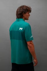 Aston Martin F1 Kimoa Fernando Alonso Minimal Polo Shirt - Black/Green Polos Aston Martin F1 