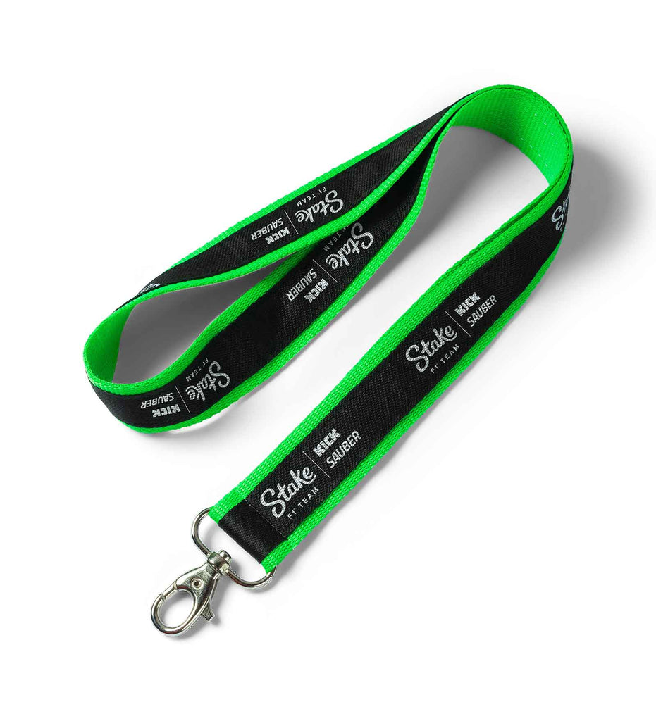 Stake F1 Kick Sauber Lanyard - Black Lanyard Stake F1 Kick Sauber 