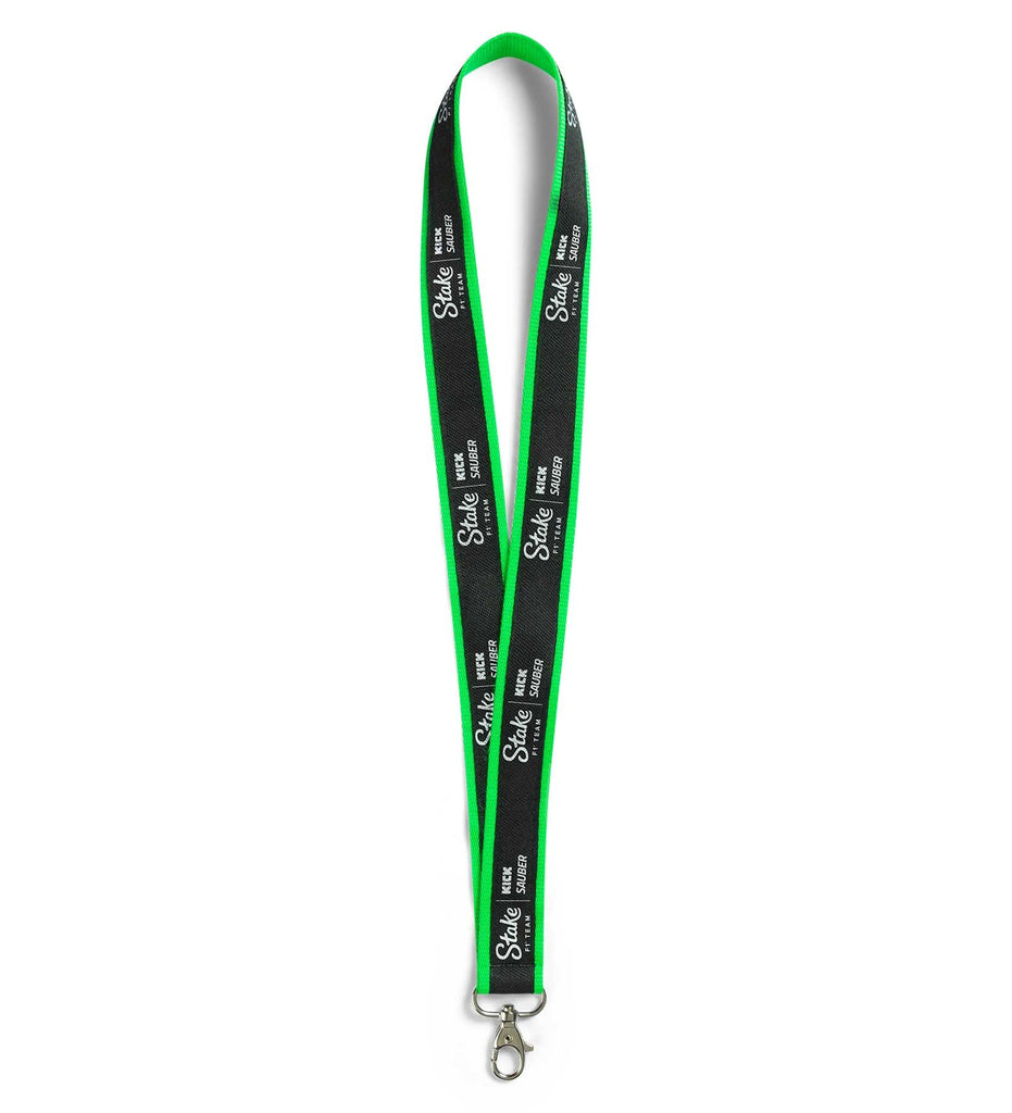 Stake F1 Kick Sauber Lanyard - Black Lanyard Stake F1 Kick Sauber 